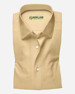 Cammel Plain Shirt