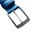 Blue doted plain Leather belt