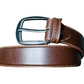 dark brown  shiny leather belt