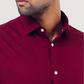 Maroon Plain Shirt