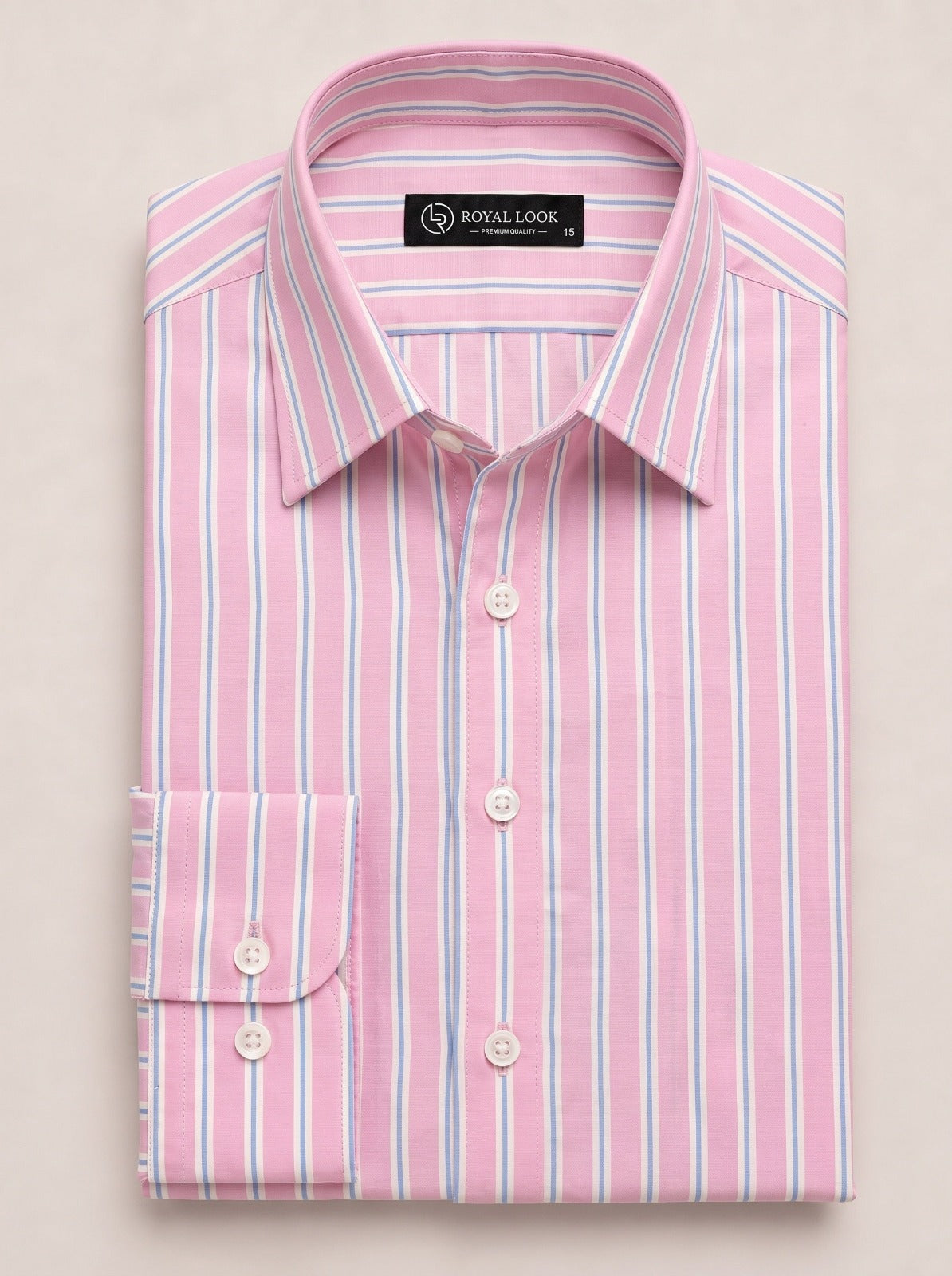 Pink Lining Dress Shirt
