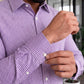 Purple Check Dress Shirt