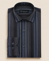 Blue & Brown Shaded Lining Shirt