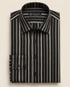 Black & Brown Textured Lining Shirt