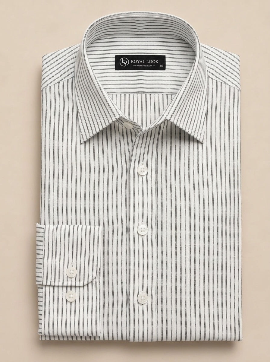 Textured Lining Dress Shirt