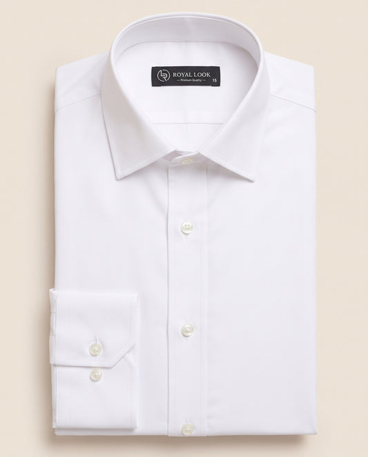 Pure White Plain Shirt