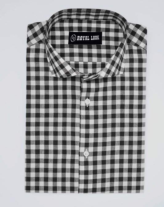 Black & White Check Shirt